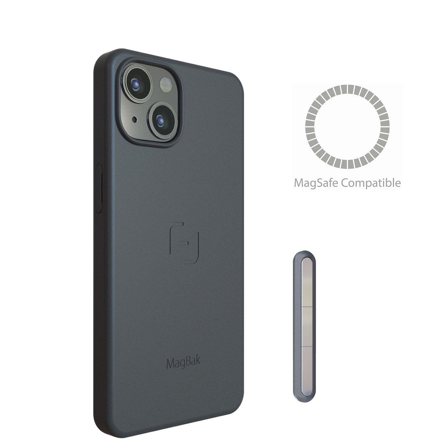 MagBak for iPhone 14 series + MagSticks to Mount Anywhere - MoodPeach