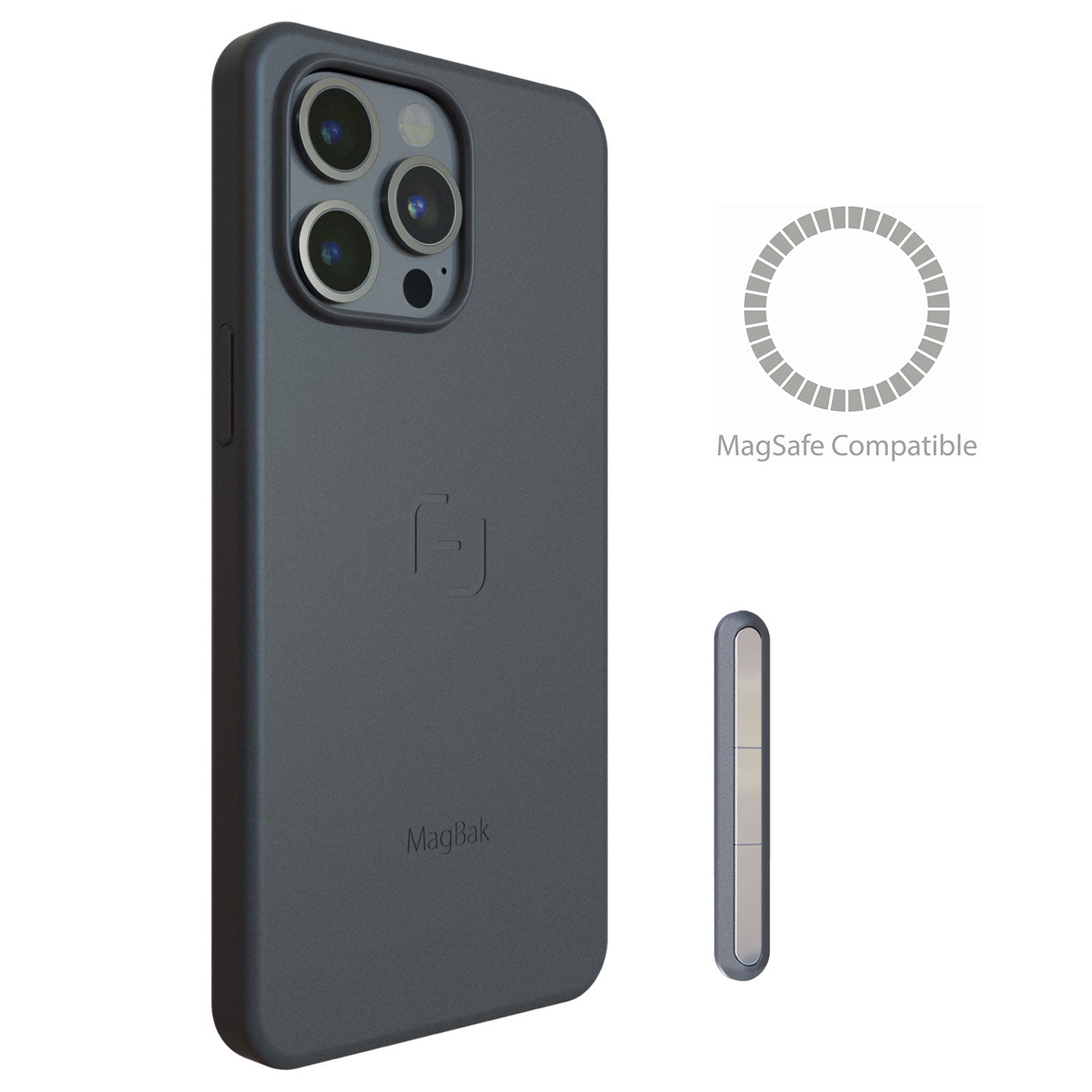 MagBak for iPhone 14 series + MagSticks to Mount Anywhere - MoodPeach