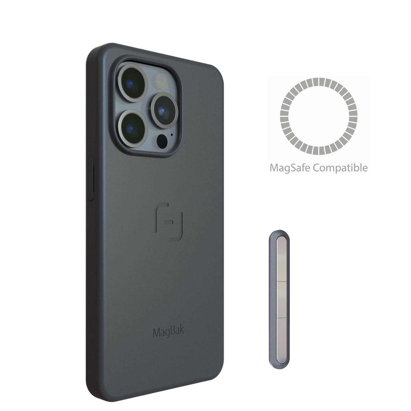 MagBak for iPhone 14 series + MagSticks to Mount Anywhere - MoodPeach