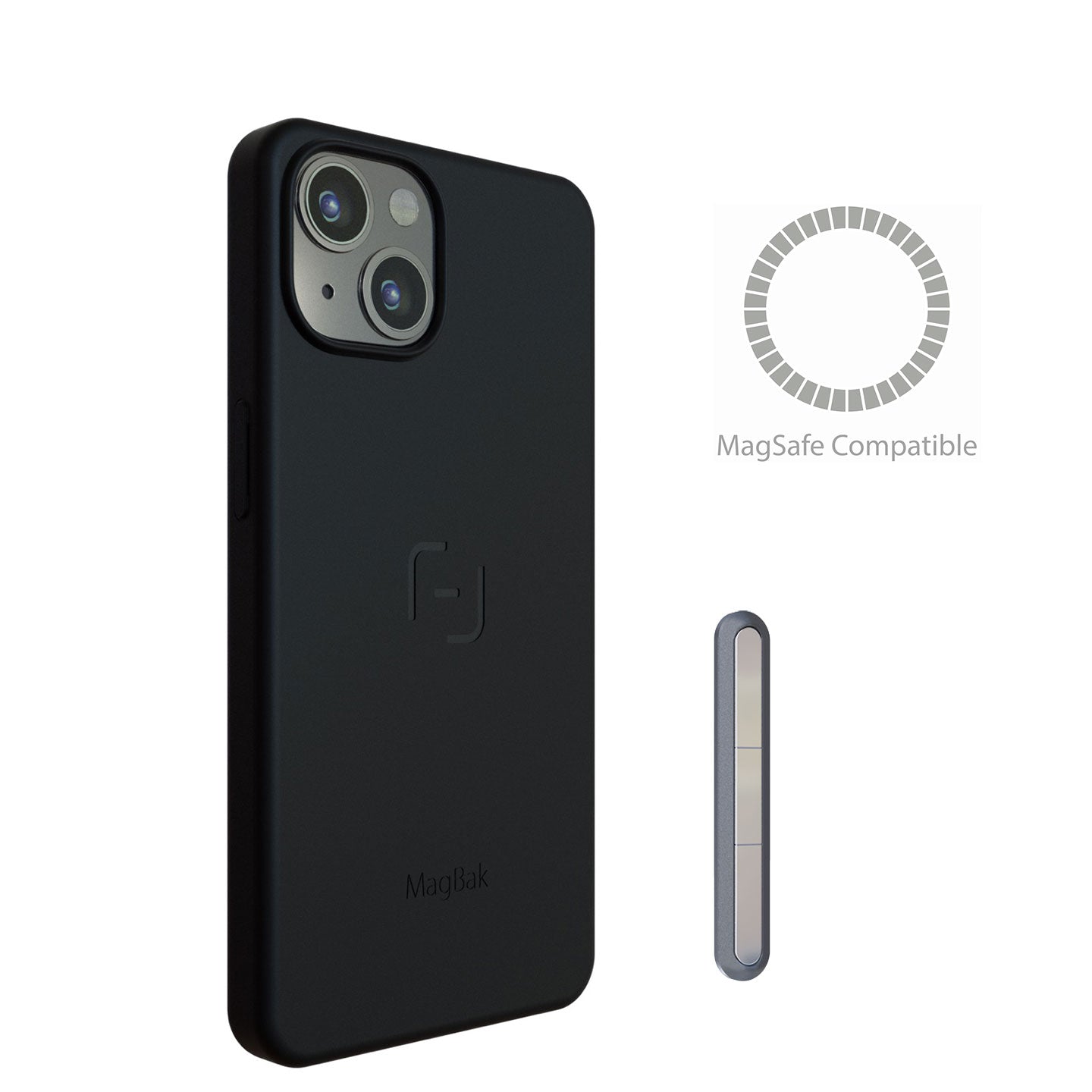 MagBak for iPhone 14 series + MagSticks to Mount Anywhere - MoodPeach