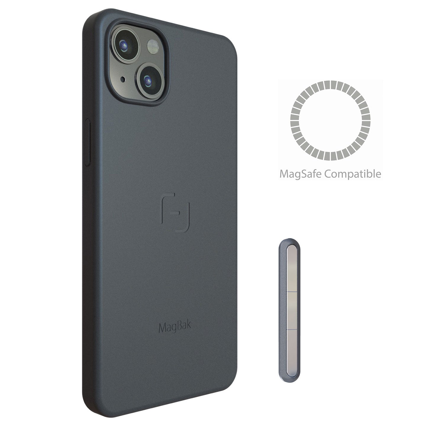 MagBak for iPhone 14 series + MagSticks to Mount Anywhere - MoodPeach