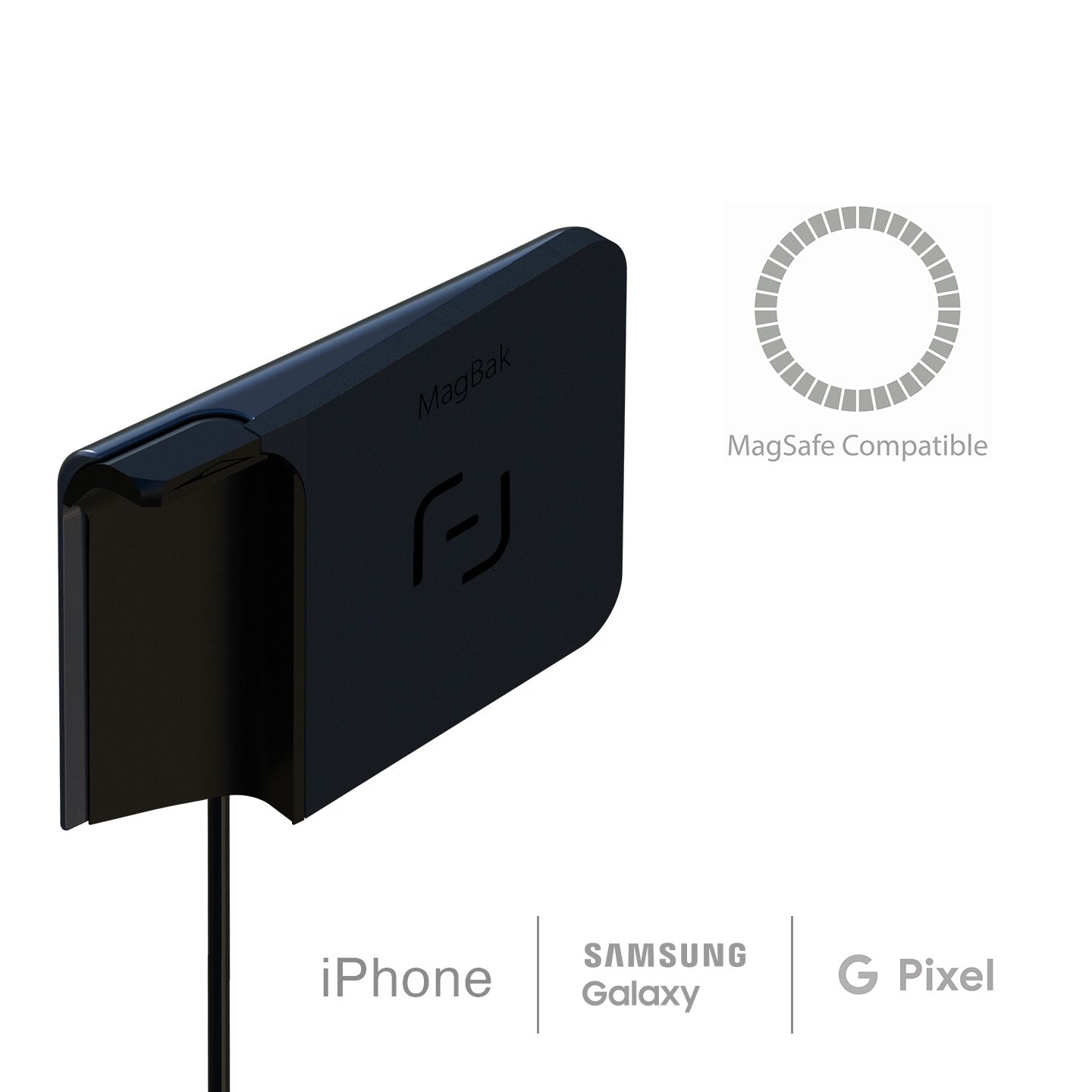 MagBak Phone Mount And Charger for Tesla Cybertruck Bundle - MoodPeach