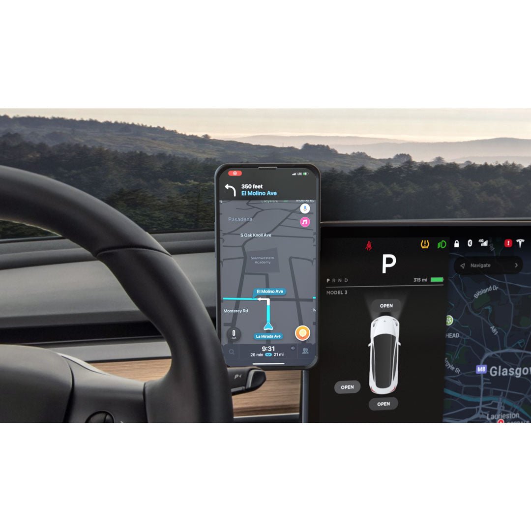 MagBak Phone Mount And Charger for Tesla Model 3 and Y Bundle - MoodPeach