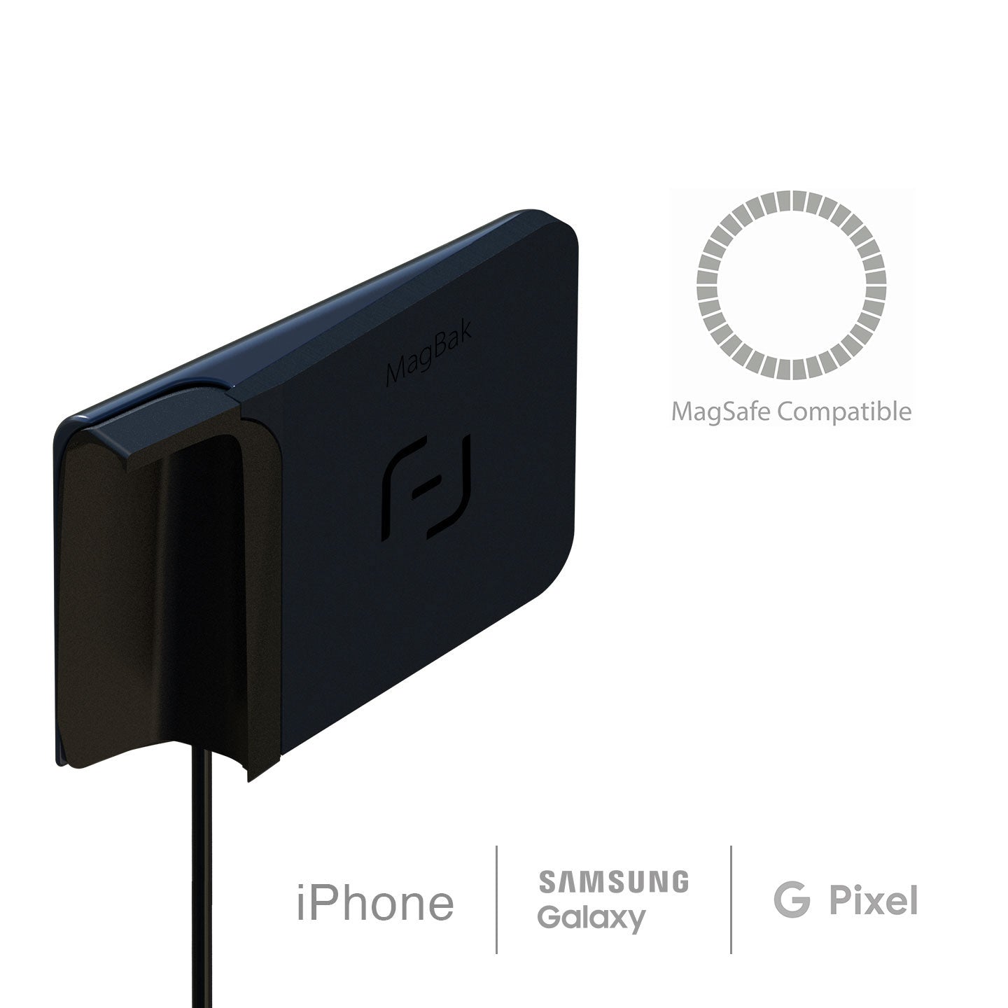 MagBak Phone Mount And Charger for Tesla Model S and X Bundle - MoodPeach