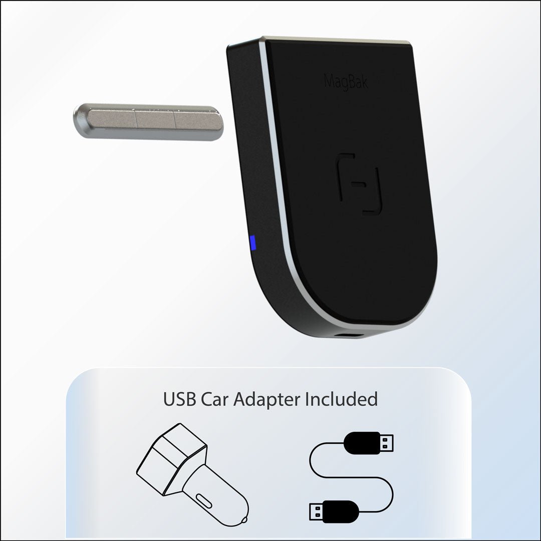 MagBak Wireless Charger - USB Car Adapter Included - MoodPeach