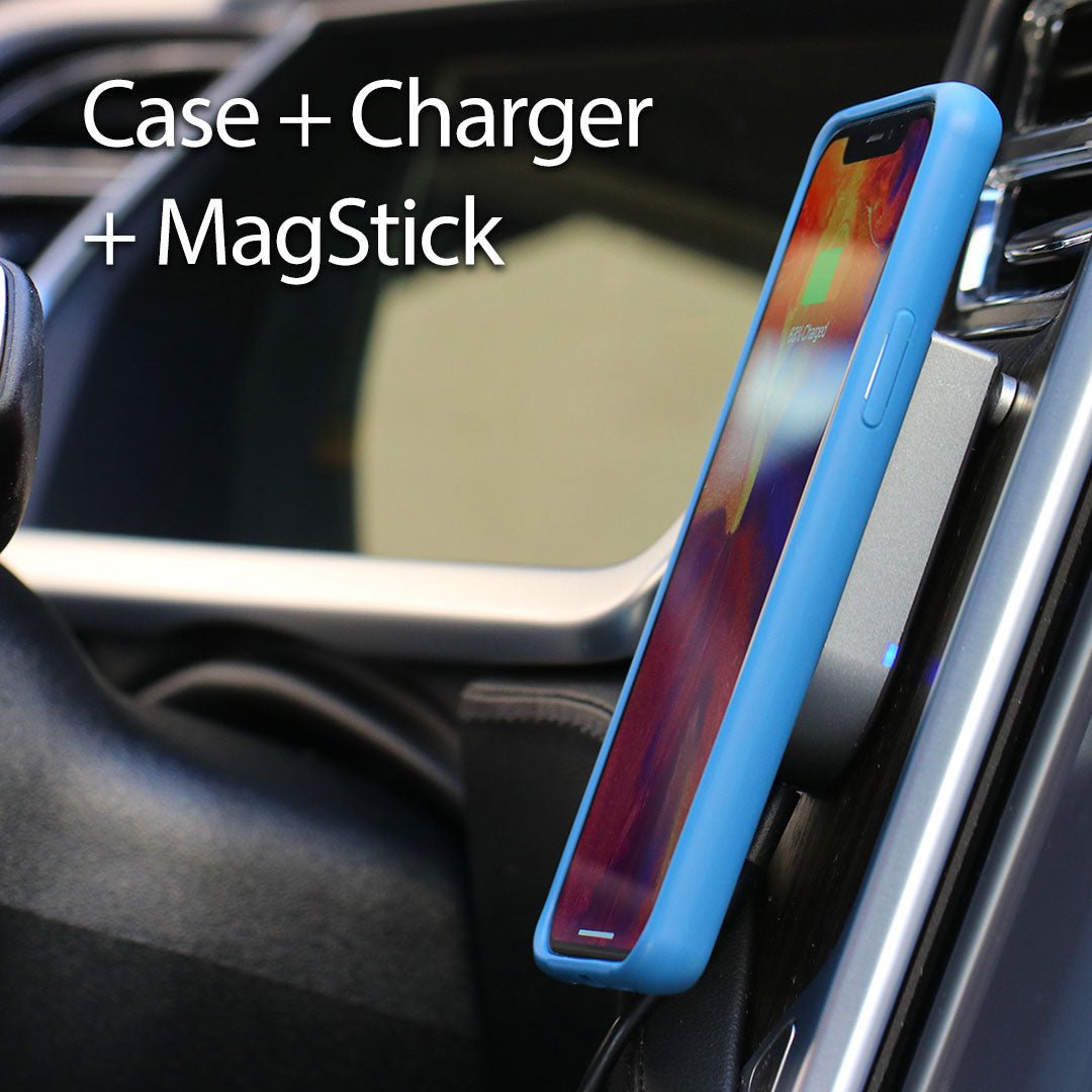 MagBak Wireless Charger - USB Car Adapter Included - MoodPeach