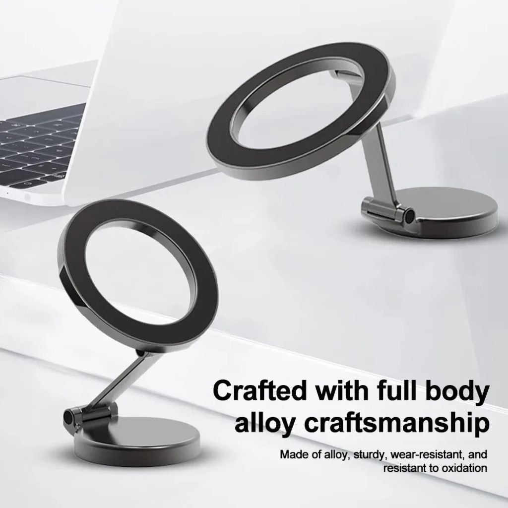 Magnetic Car Phone Holder with Rotation & Fold - MoodPeach