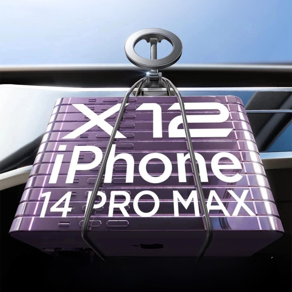 Magnetic Car Phone Holder with Rotation & Fold - MoodPeach
