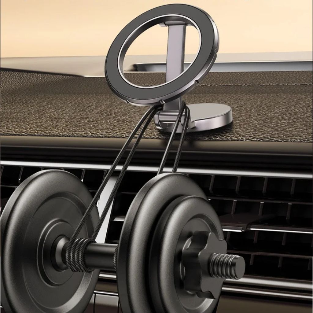 Magnetic Car Phone Holder with Rotation & Fold - MoodPeach