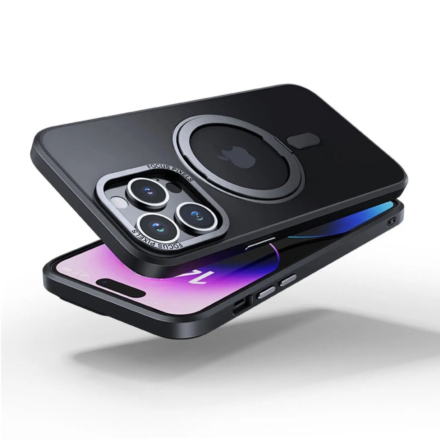 Magnetic Case with Kickstand for iPhone - MoodPeach