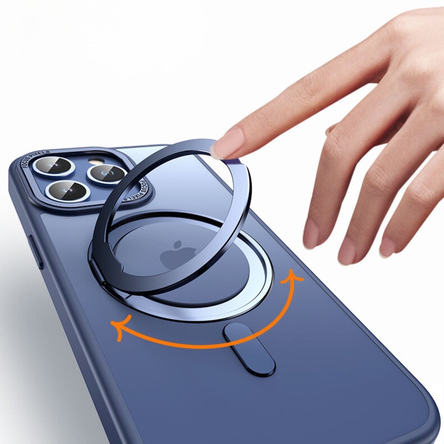 Magnetic Case with Kickstand for iPhone - MoodPeach