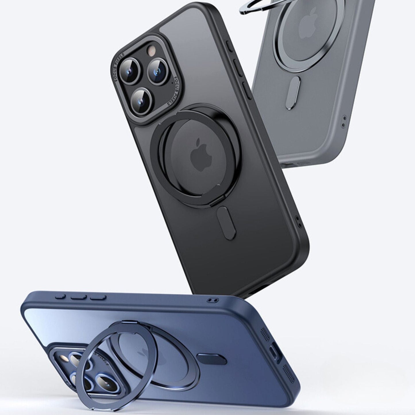 Magnetic Case with Kickstand for iPhone - MoodPeach