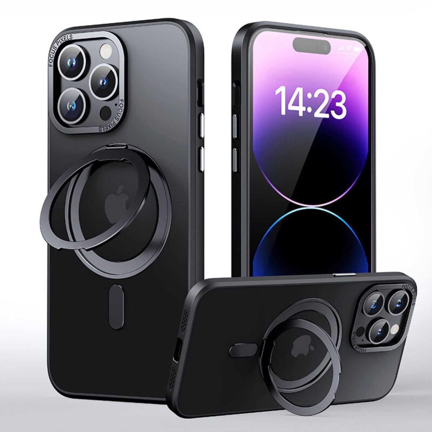 Magnetic Case with Kickstand for iPhone - MoodPeach