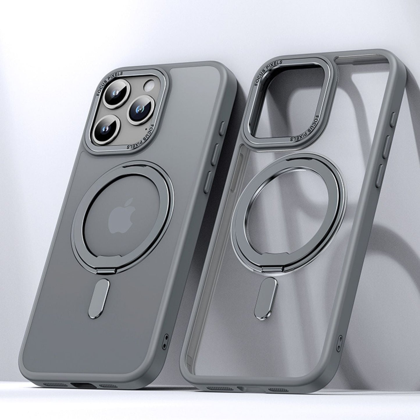 Magnetic Case with Kickstand for iPhone - MoodPeach