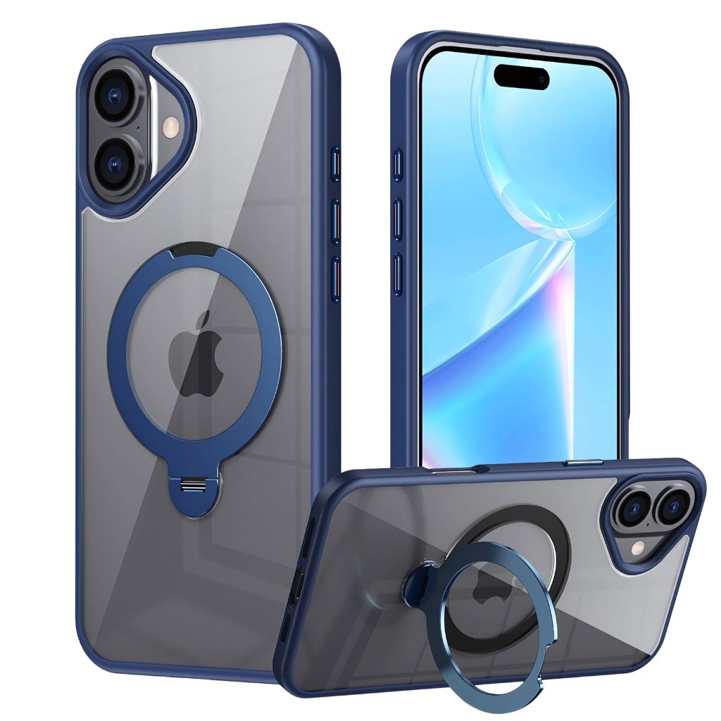 Magnetic Case with Kickstand for iPhone - MoodPeach