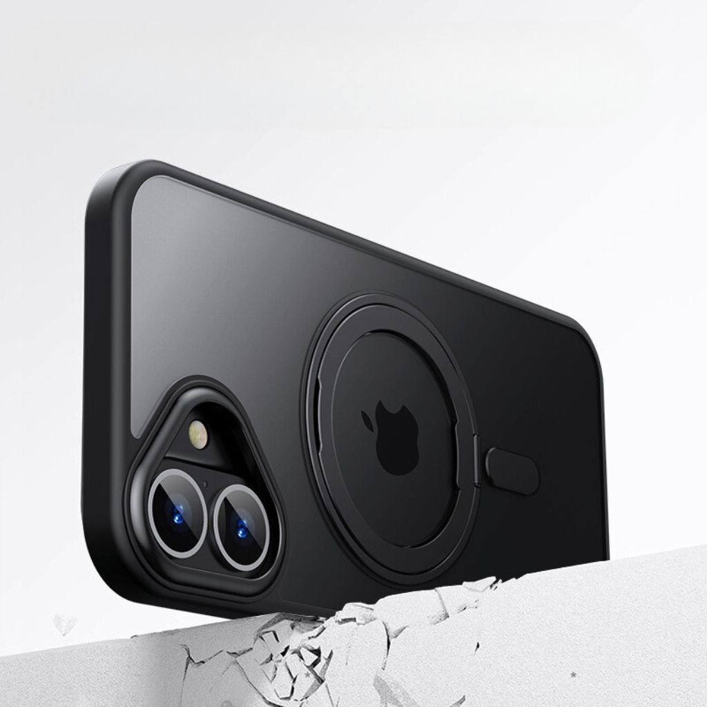 Magnetic Case with Kickstand for iPhone - MoodPeach