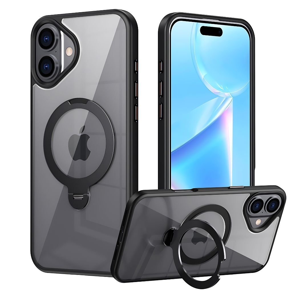 Magnetic Case with Kickstand for iPhone - MoodPeach