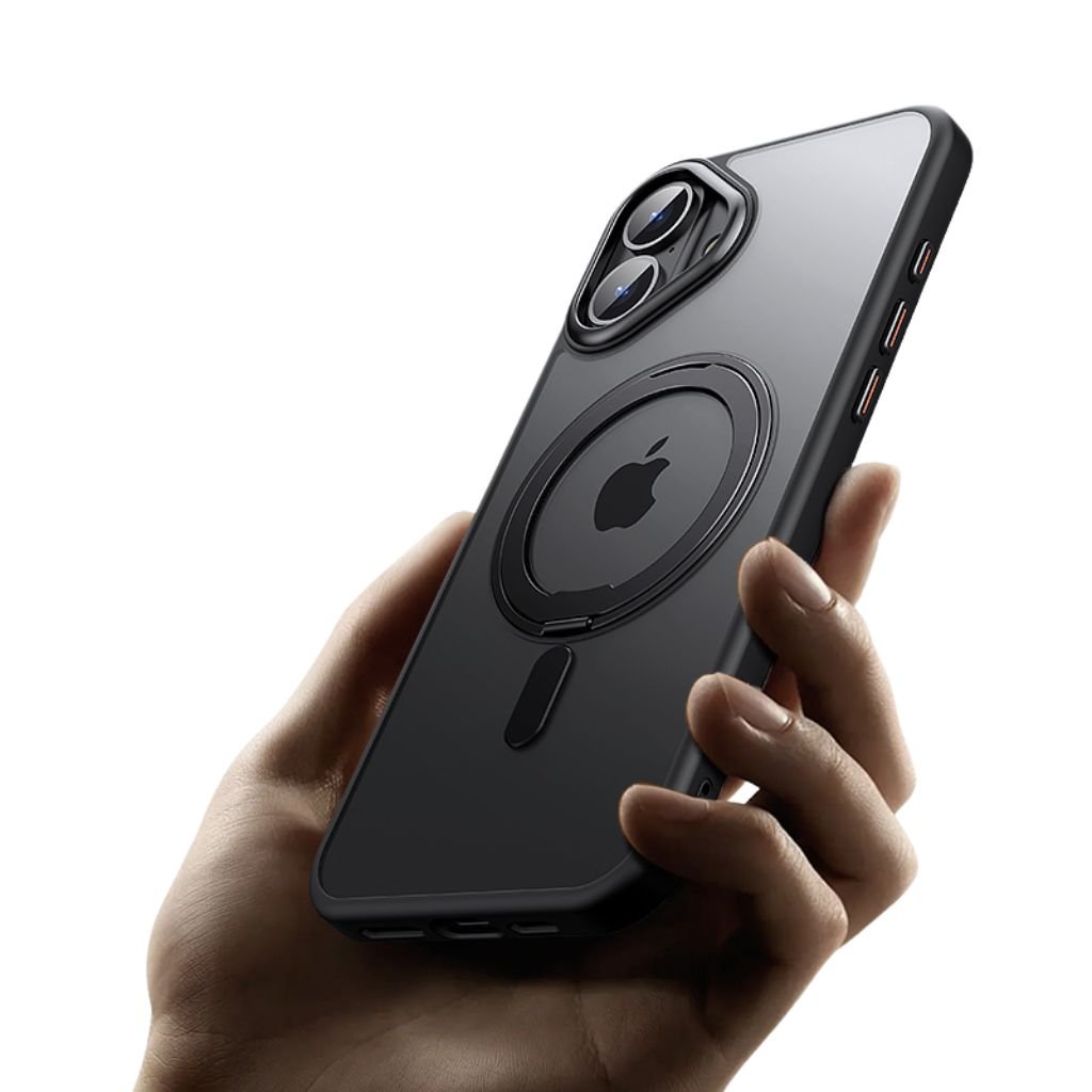 Magnetic Case with Kickstand for iPhone - MoodPeach