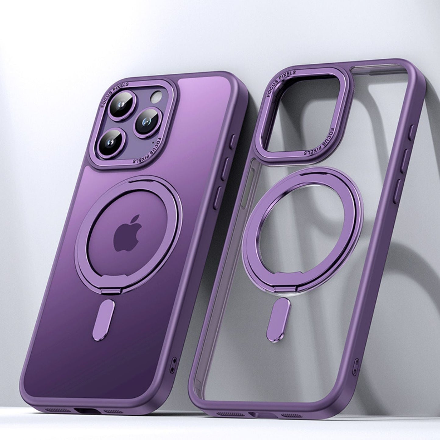 Magnetic Case with Kickstand for iPhone - MoodPeach