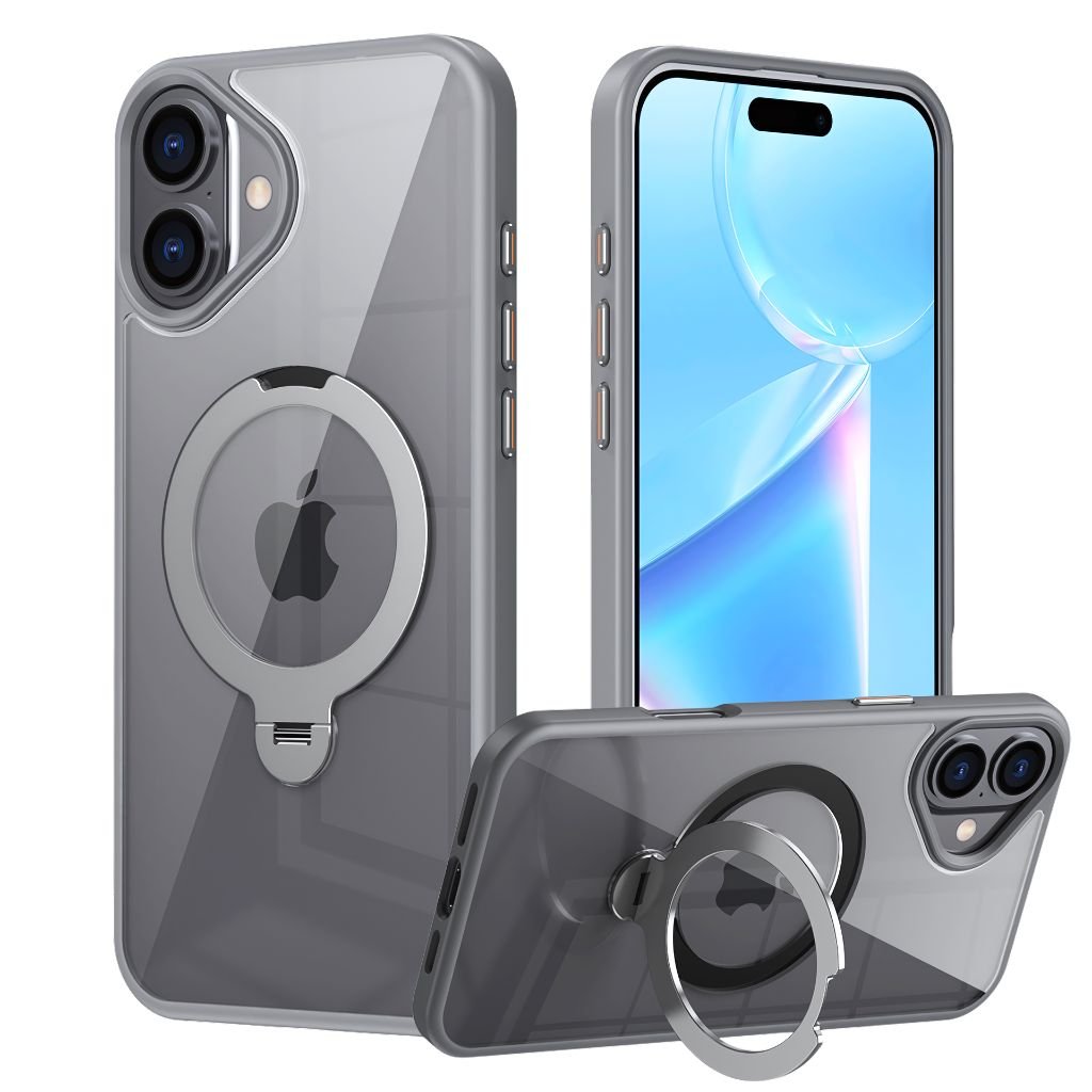 Magnetic Case with Kickstand for iPhone - MoodPeach