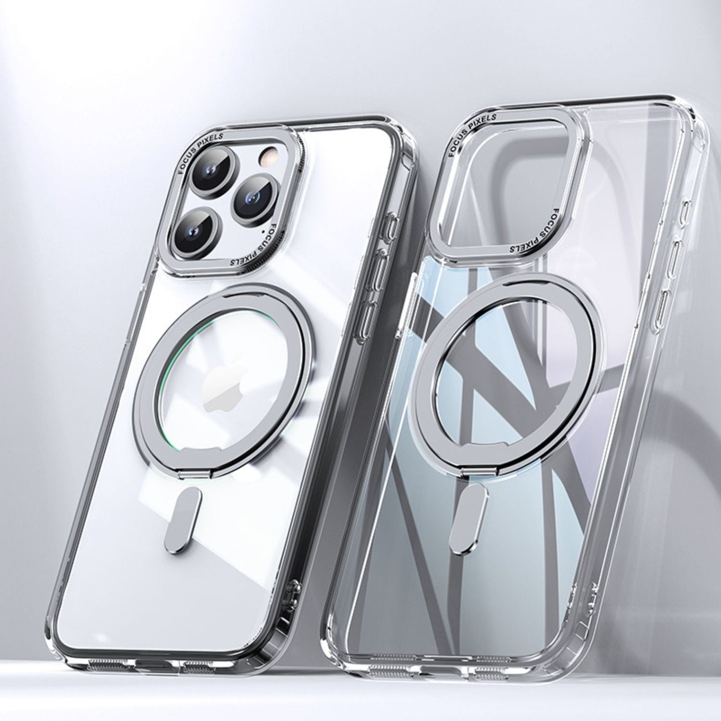 Magnetic Case with Kickstand for iPhone - MoodPeach