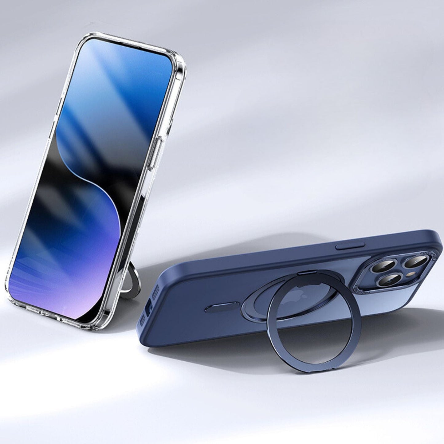 Magnetic Case with Kickstand for iPhone - MoodPeach