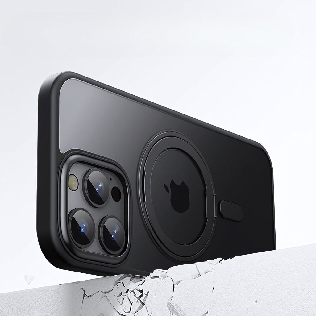 Magnetic Case with Kickstand for iPhone - MoodPeach