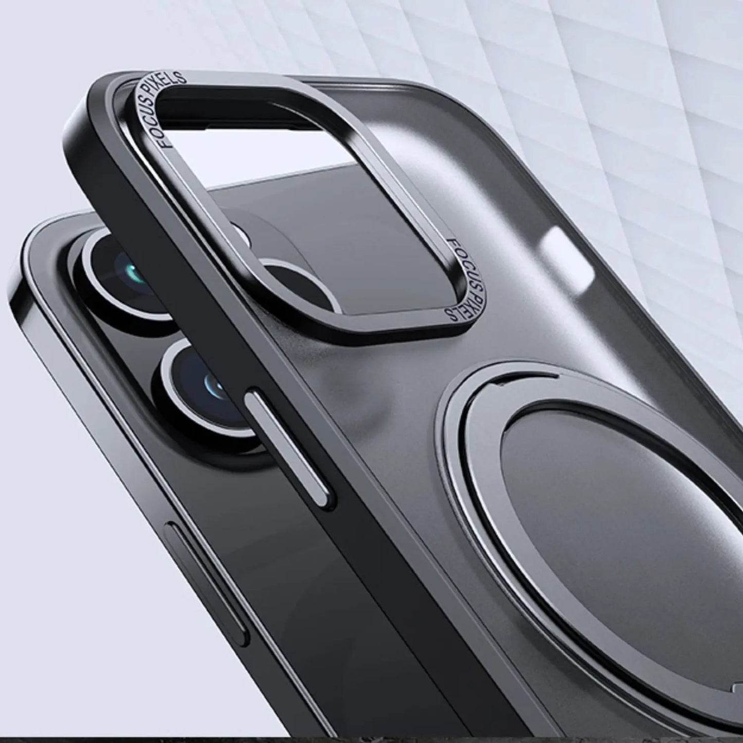Magnetic Case with Kickstand for iPhone - MoodPeach