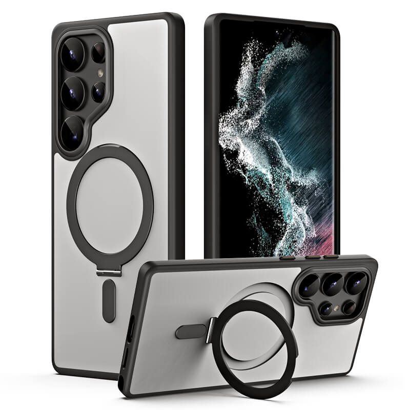 Magnetic Case with Kickstand for Samsung - MoodPeach