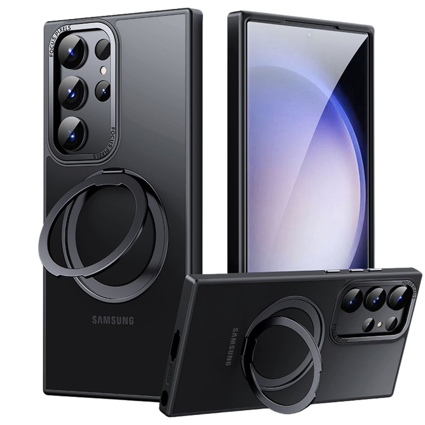 Magnetic Case with Kickstand for Samsung - MoodPeach