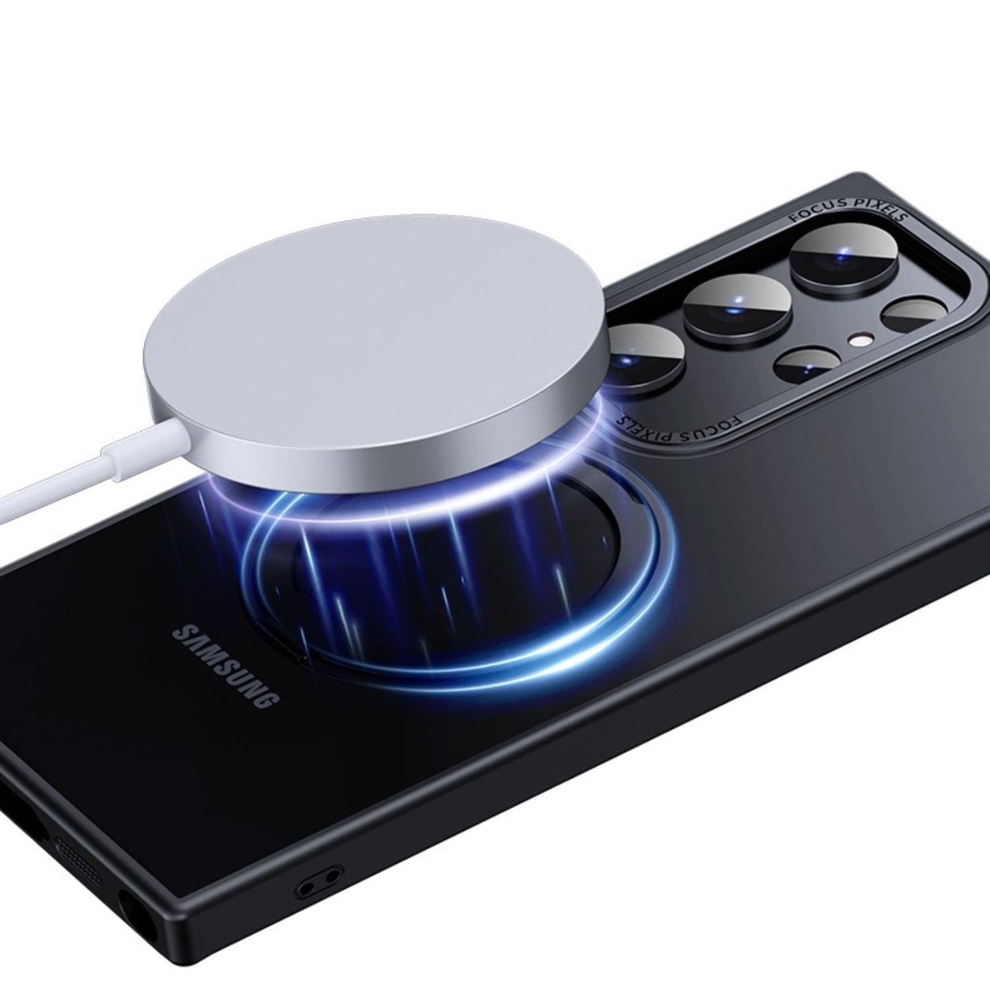 Magnetic Case with Kickstand for Samsung - MoodPeach