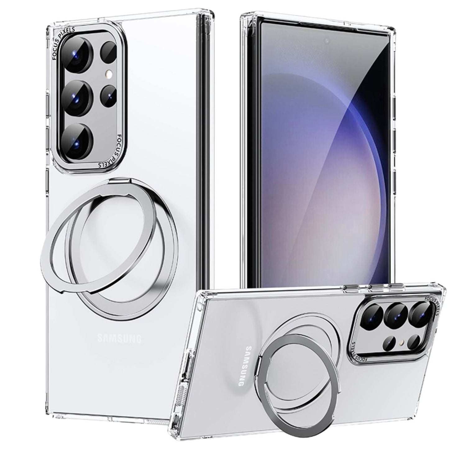 Magnetic Case with Kickstand for Samsung - MoodPeach