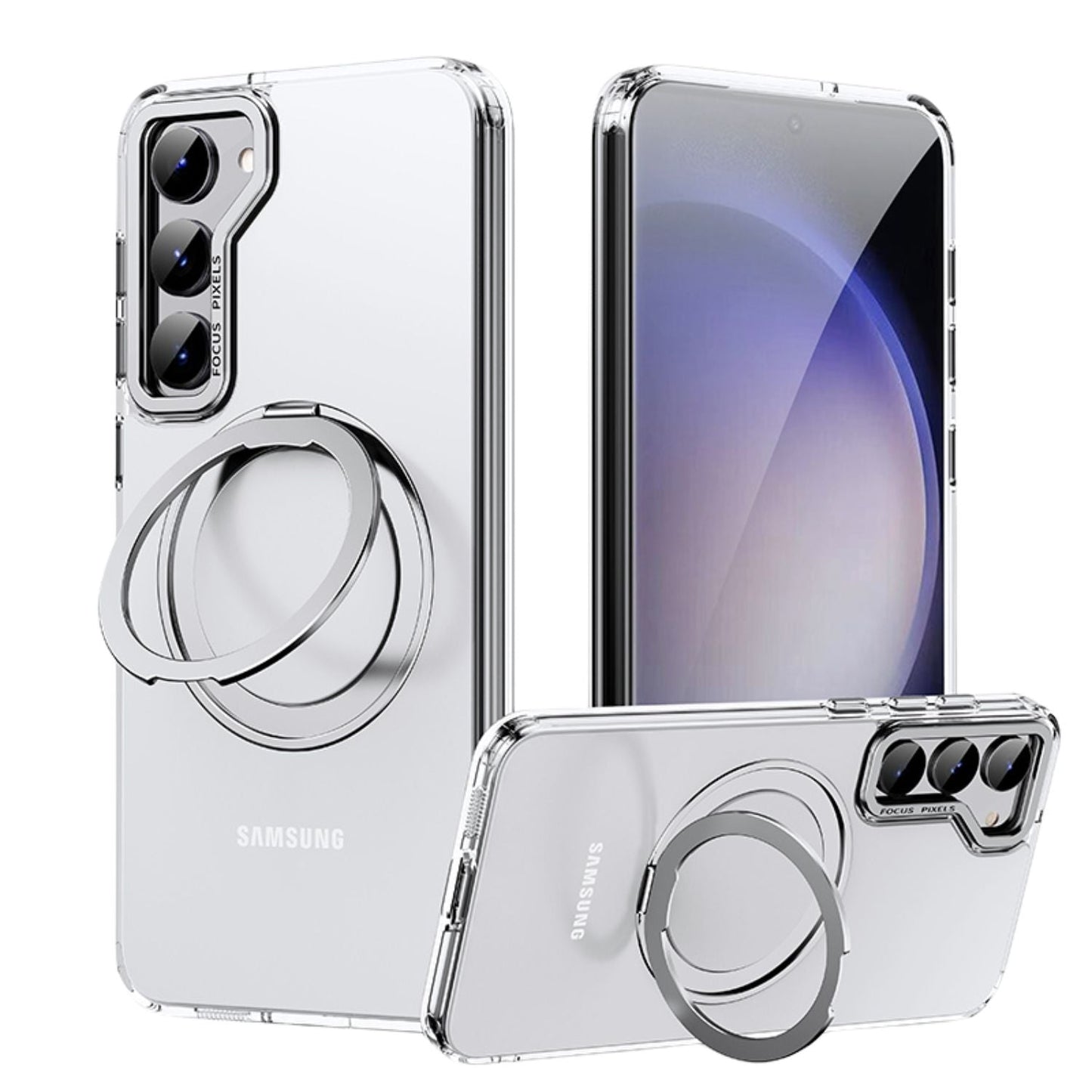 Magnetic Case with Kickstand for Samsung - MoodPeach