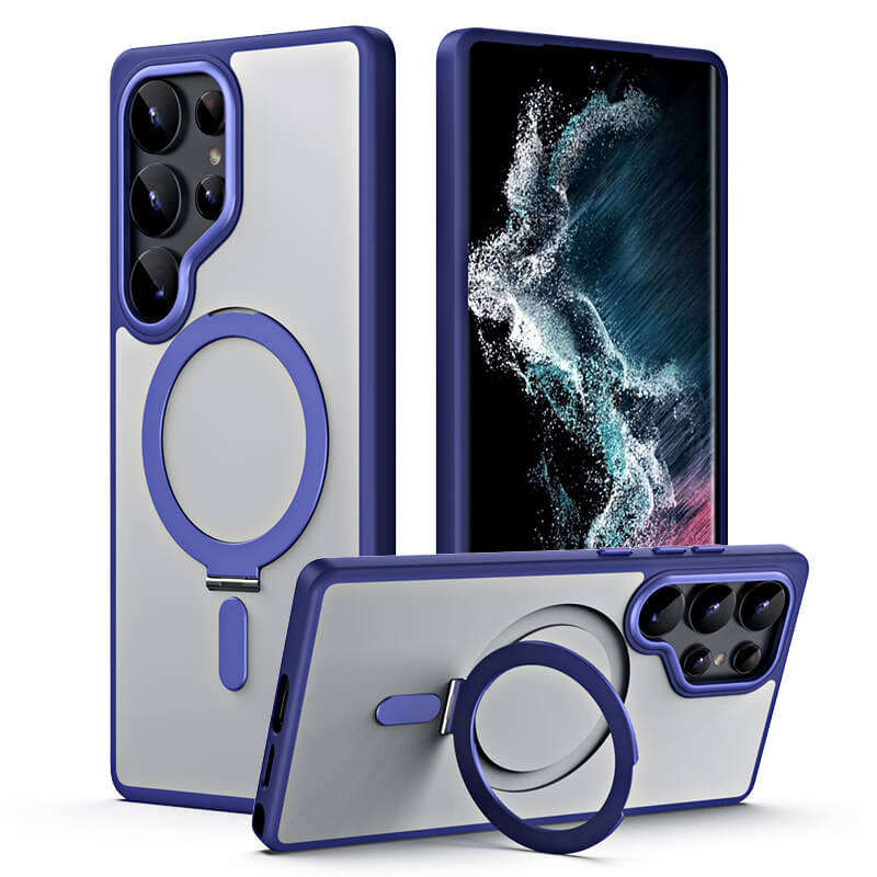 Magnetic Case with Kickstand for Samsung - MoodPeach