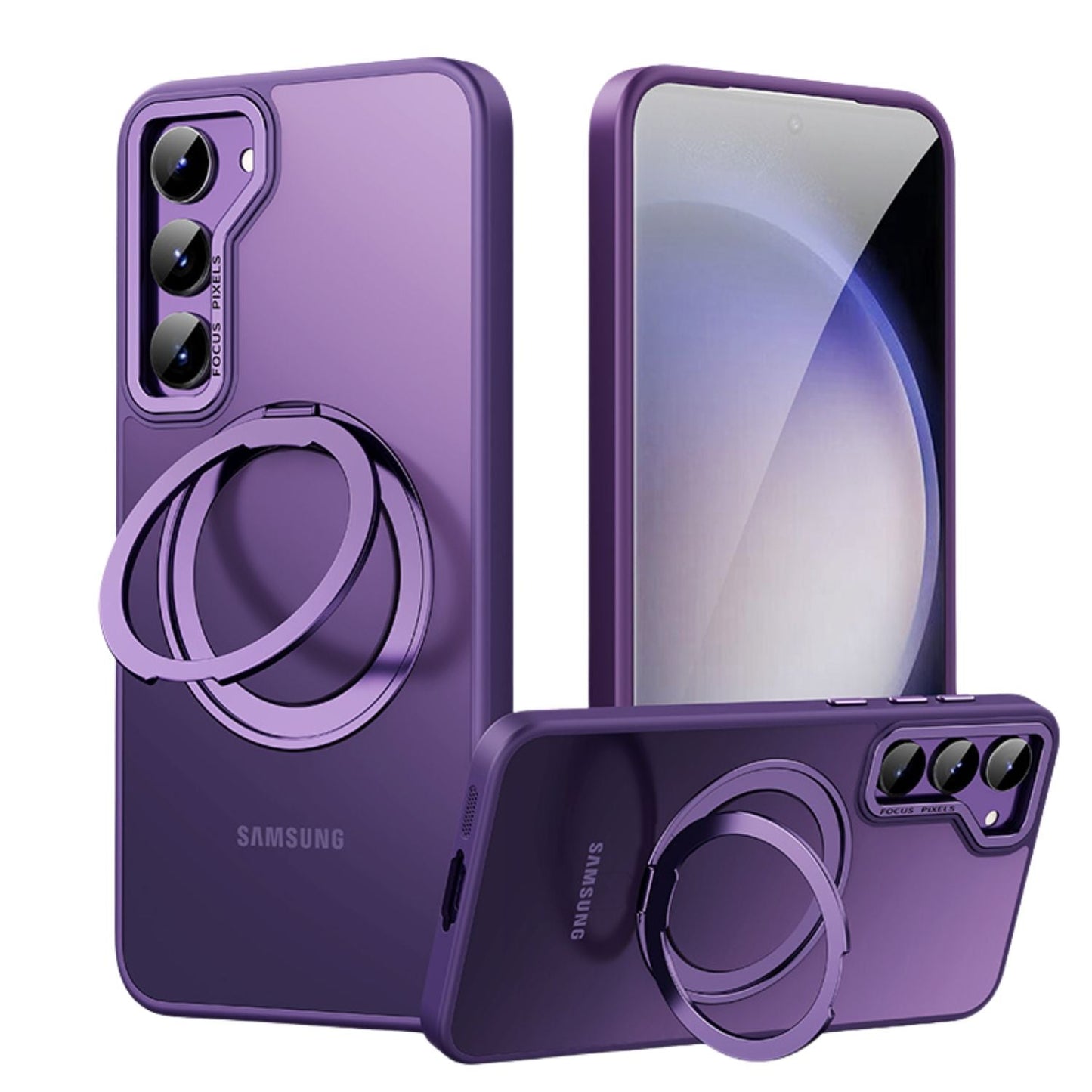 Magnetic Case with Kickstand for Samsung - MoodPeach