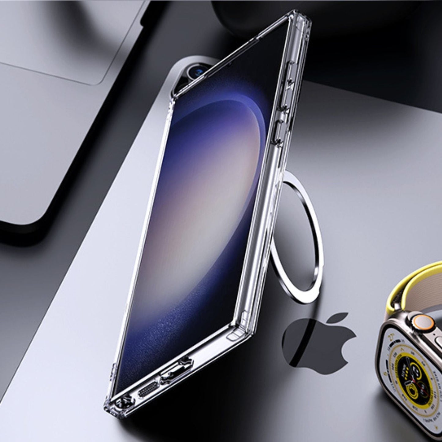 Magnetic Case with Kickstand for Samsung - MoodPeach