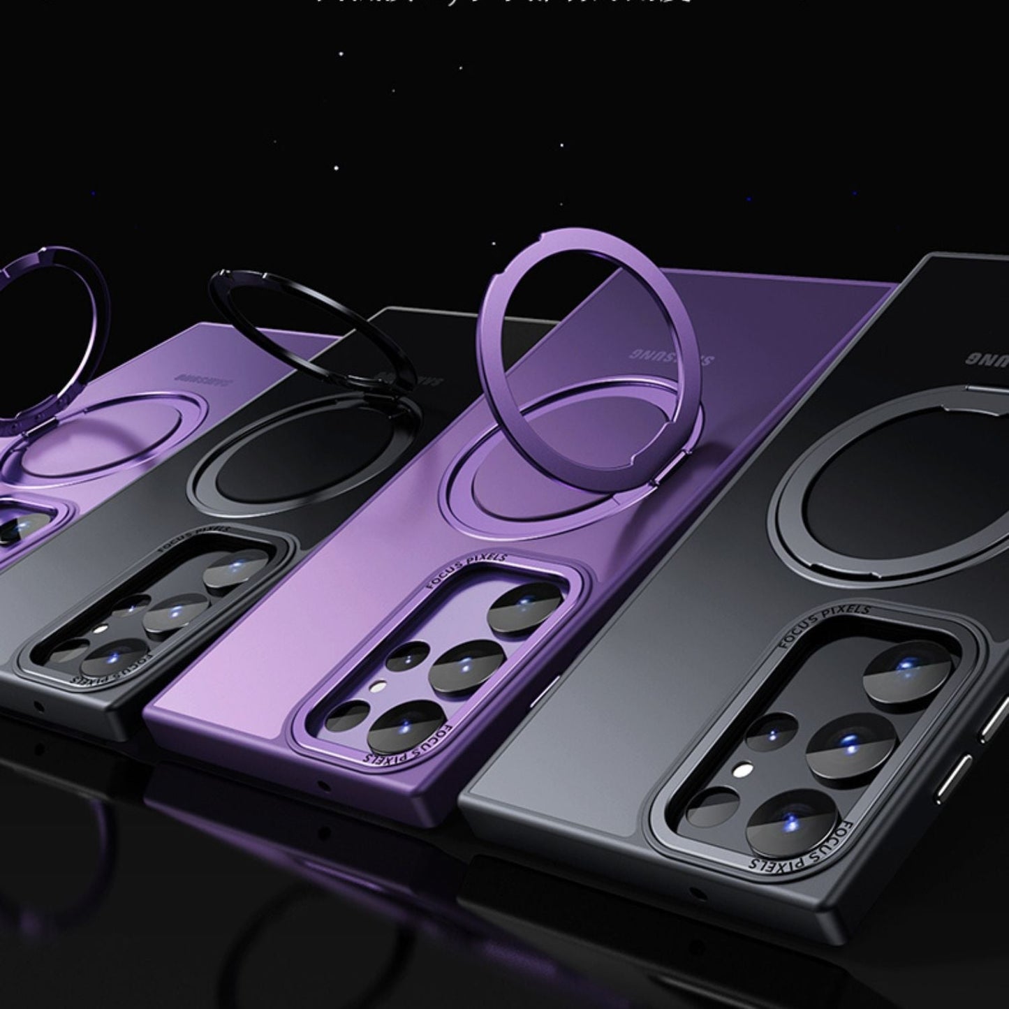 Magnetic Case with Kickstand for Samsung - MoodPeach