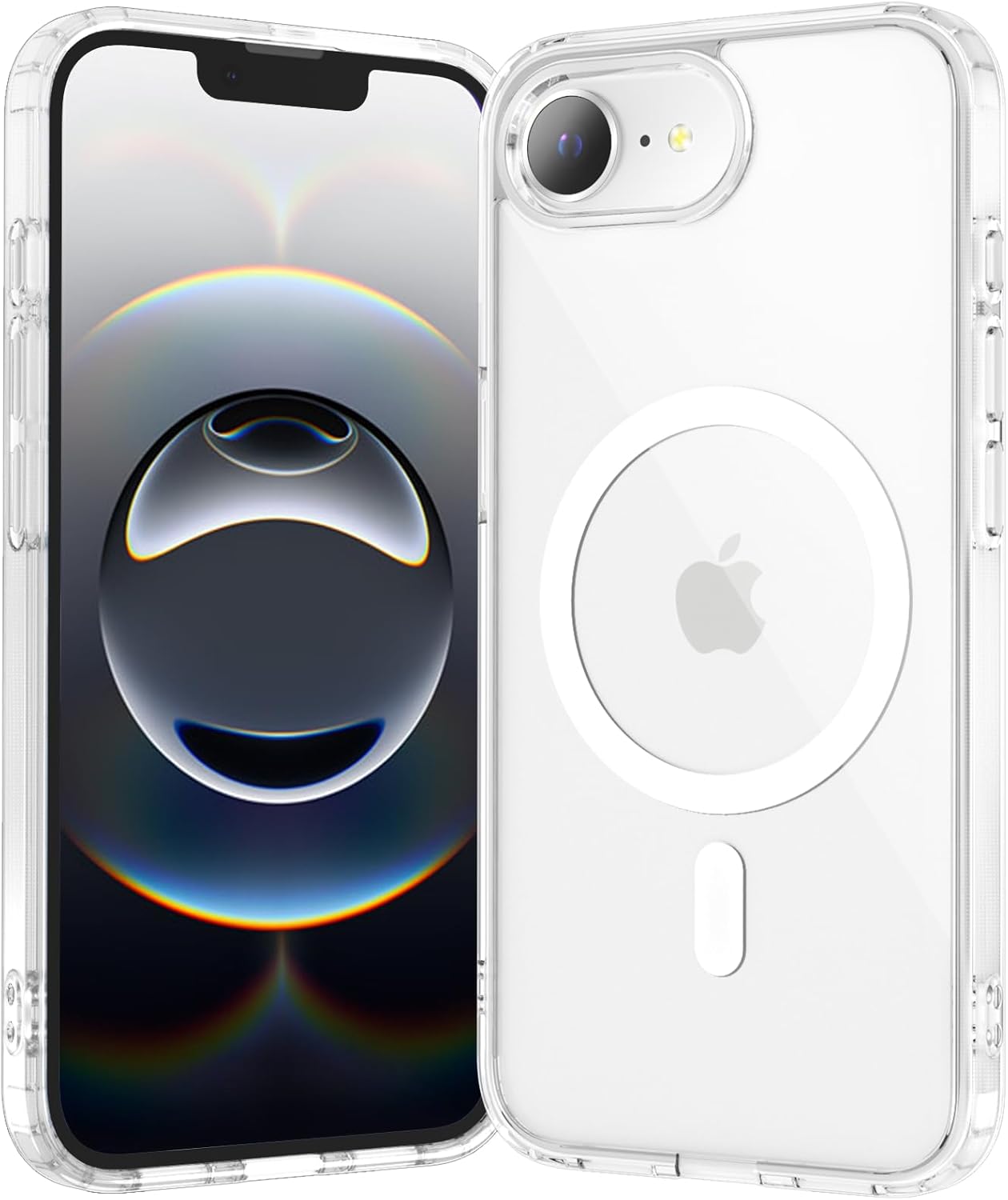 Magnetic Clear Case for iPhone - MoodPeach