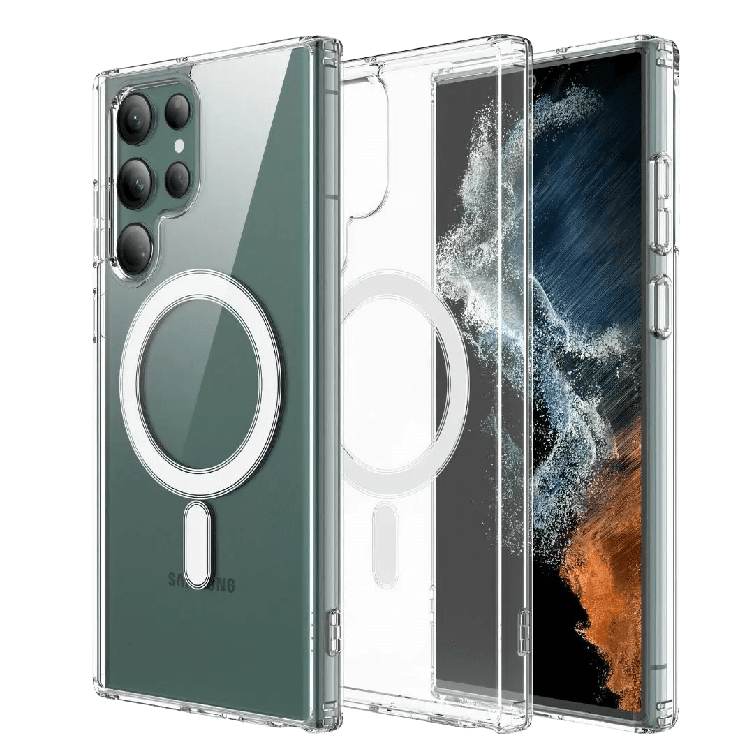 Magnetic Clear Case for Samsung - MoodPeach