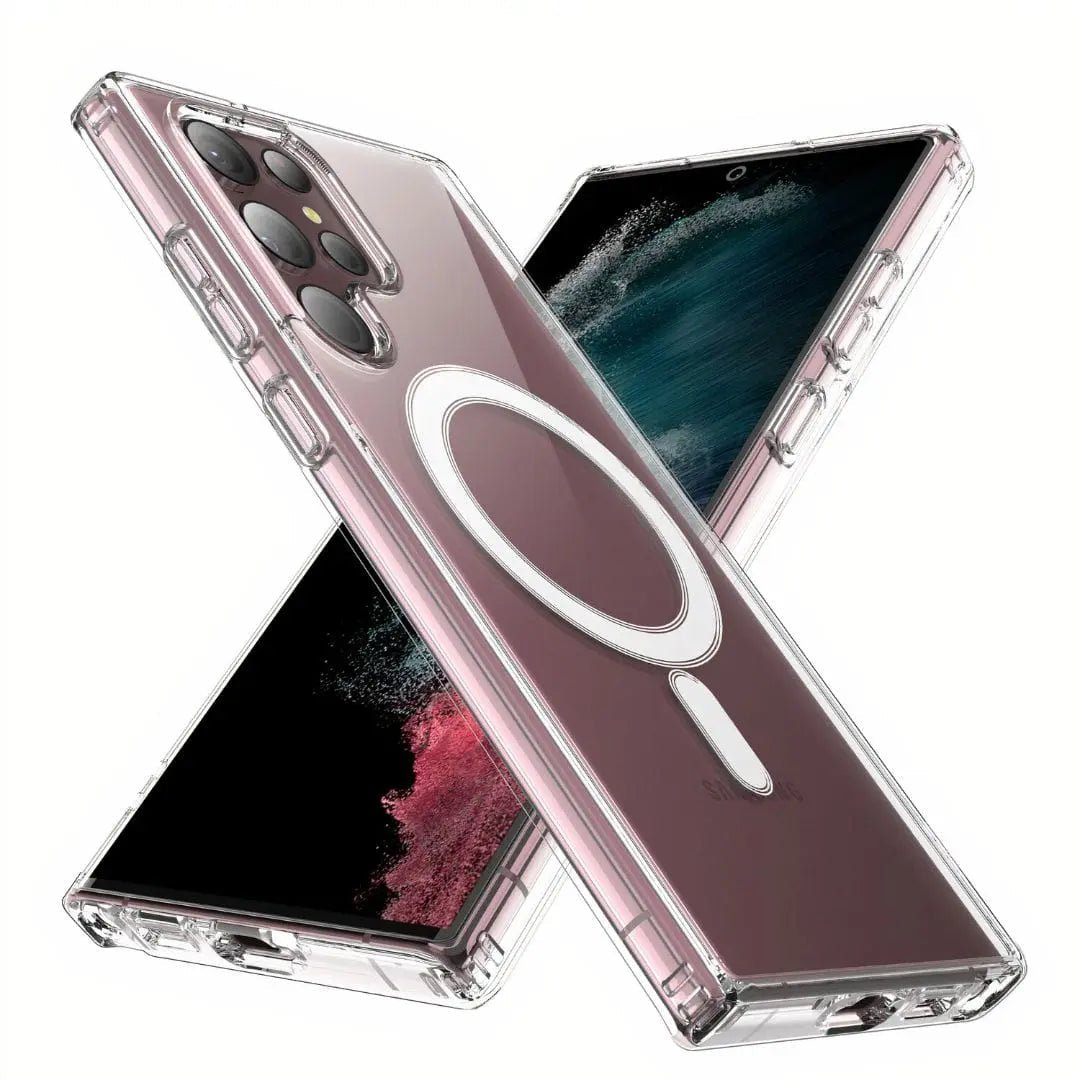 Magnetic Clear Case for Samsung - MoodPeach