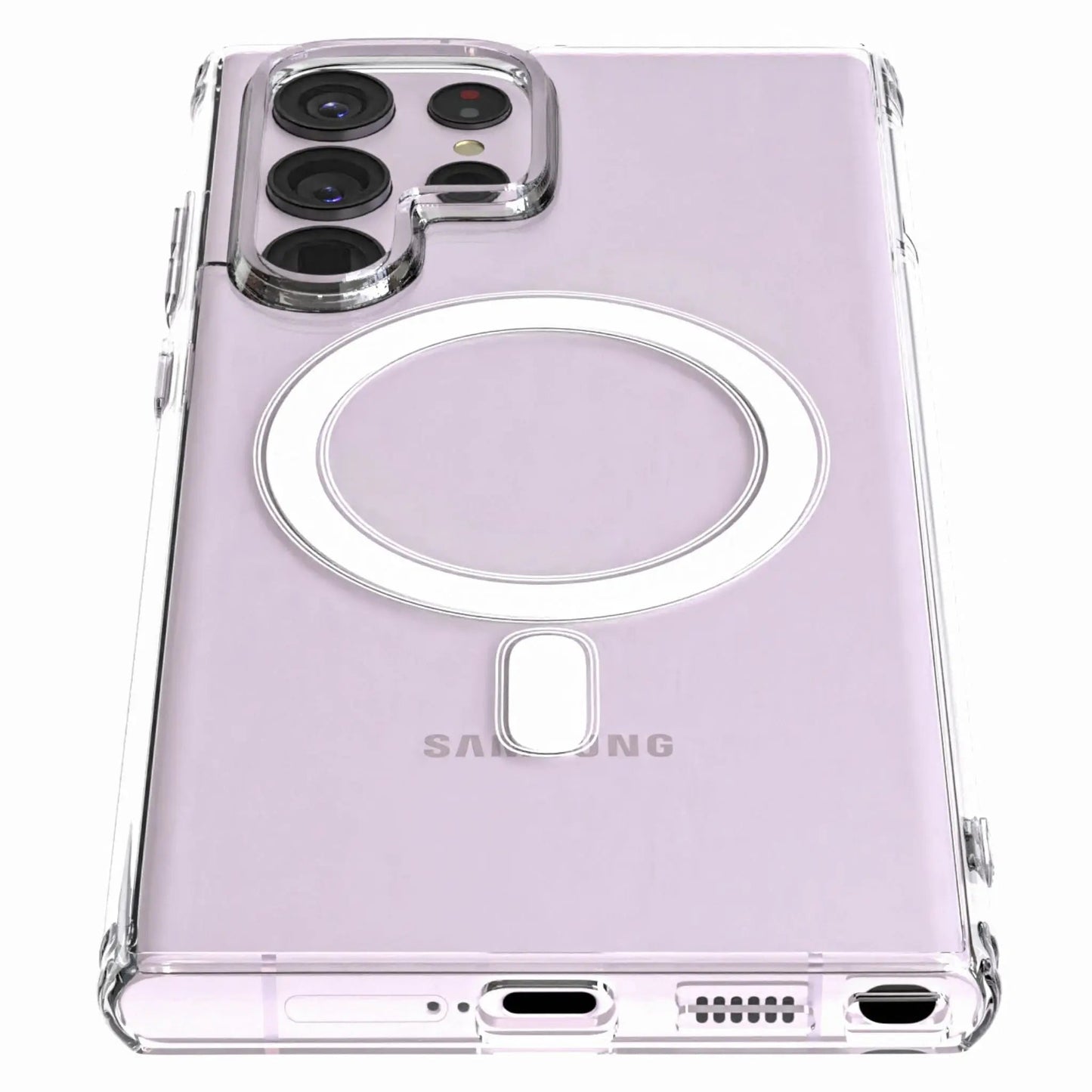 Magnetic Clear Case for Samsung - MoodPeach