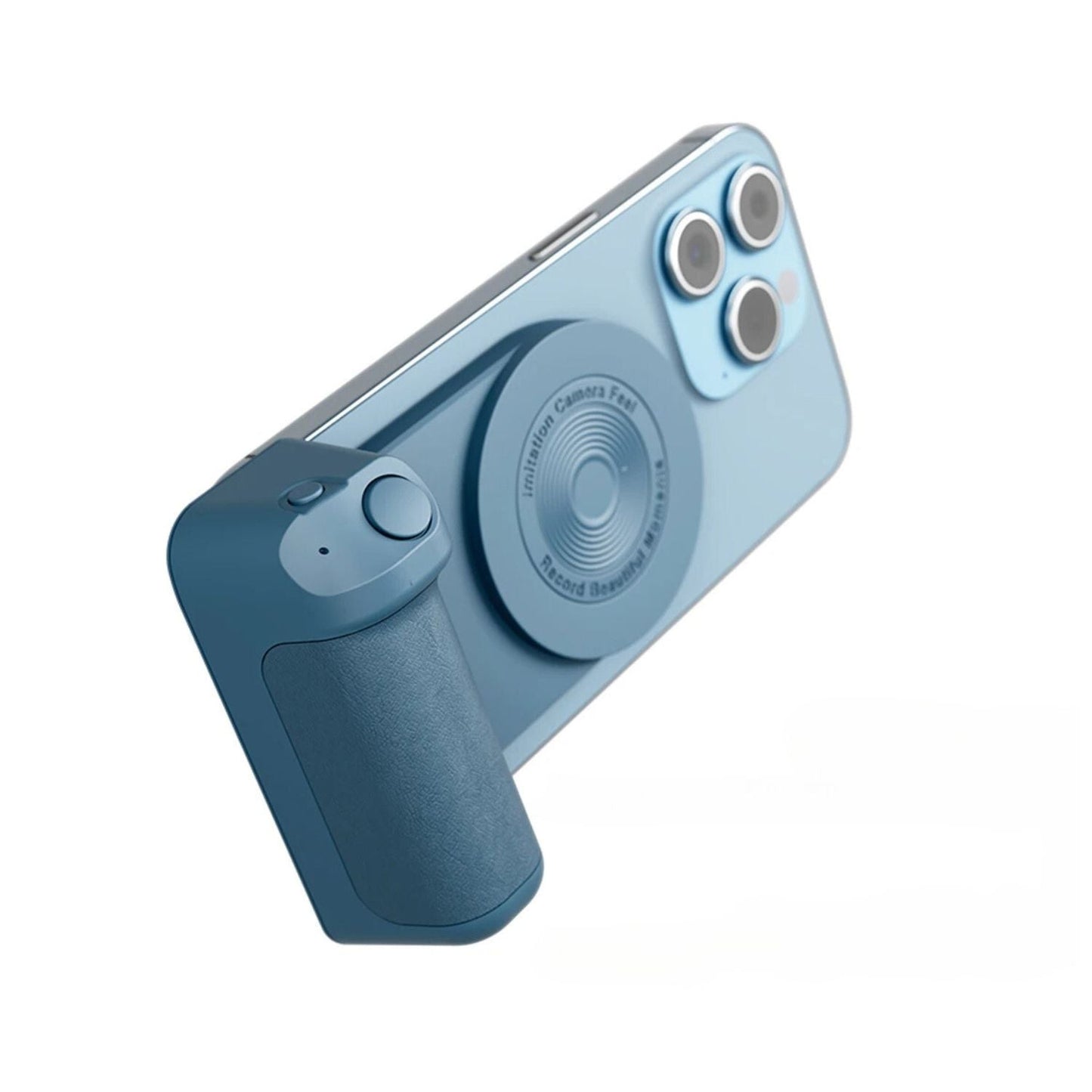 Magnetic Holder with Camera Snap & PowerBank - MoodPeach