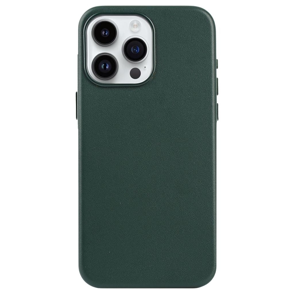 Magnetic Leather Case for iPhone - MoodPeach