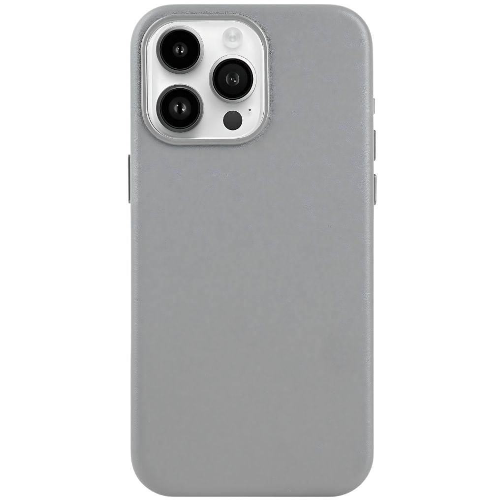 Magnetic Leather Case for iPhone - MoodPeach