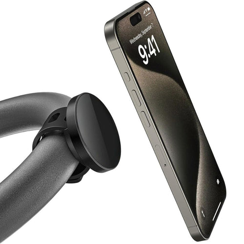 Magnetic Phone Mount for Gym, Bikes, Strollers, and Magnetic Surfaces - MoodPeach