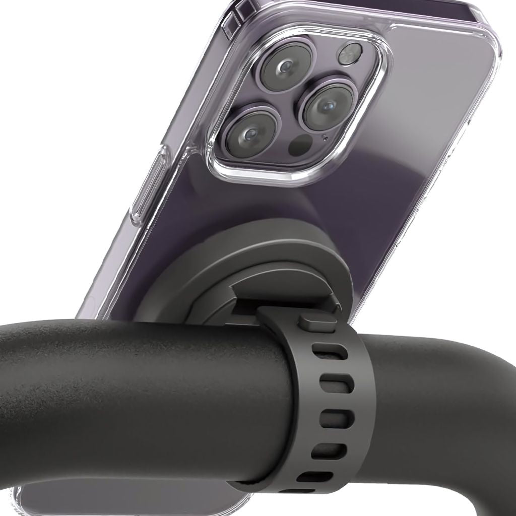 Magnetic Phone Mount for Gym, Bikes, Strollers, and Magnetic Surfaces - MoodPeach