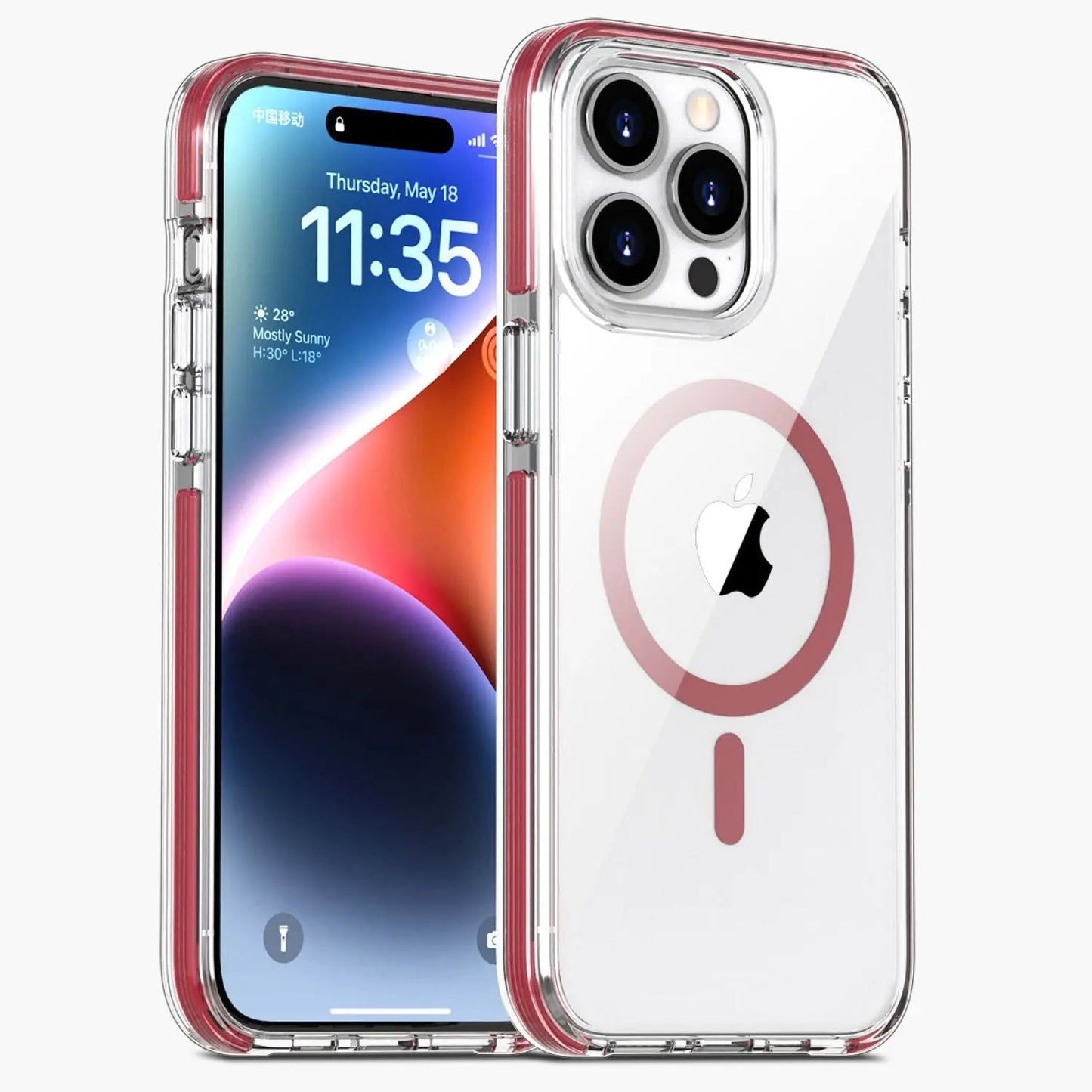 Magnetic Prism Case for iPhone - MoodPeach