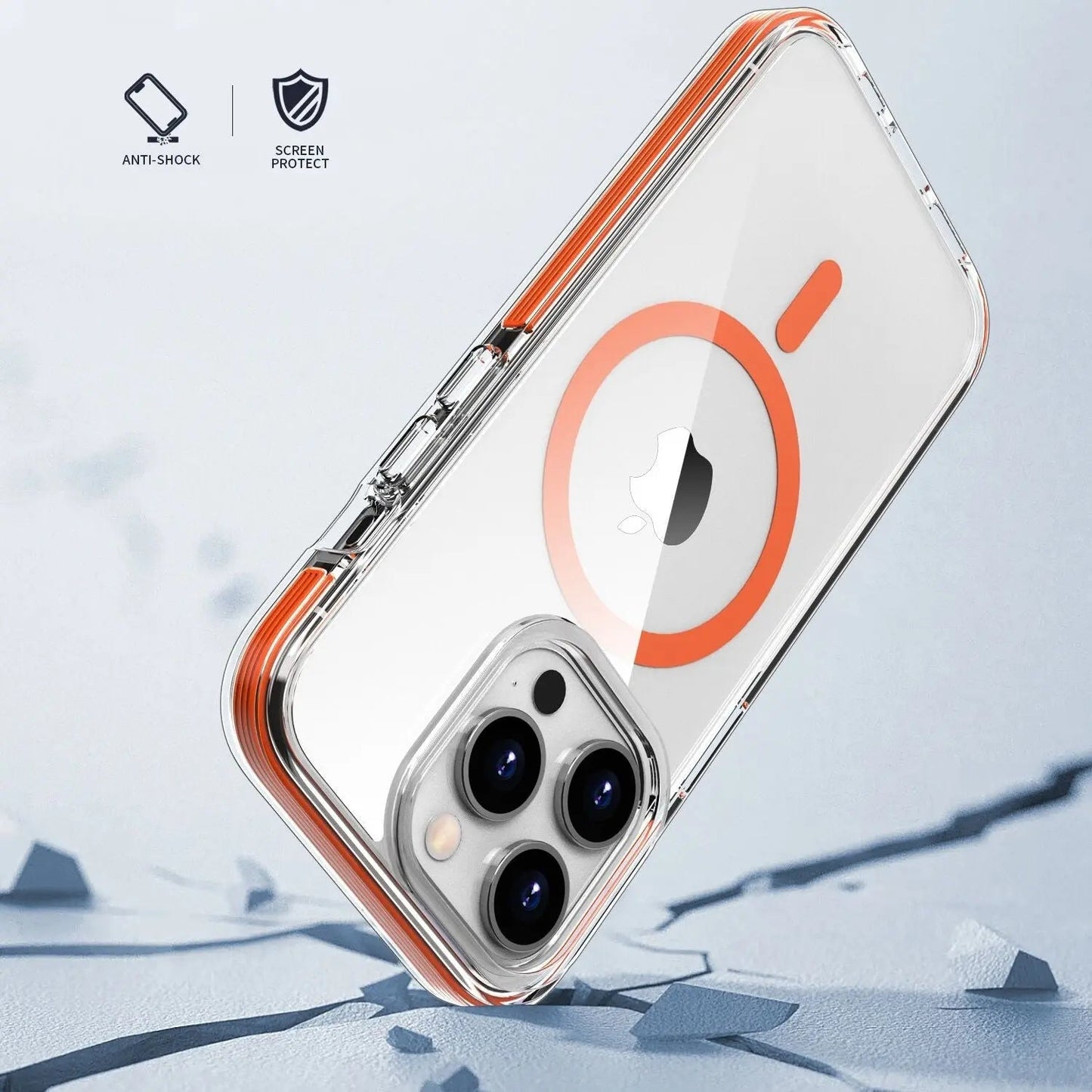 Magnetic Prism Case for iPhone - MoodPeach