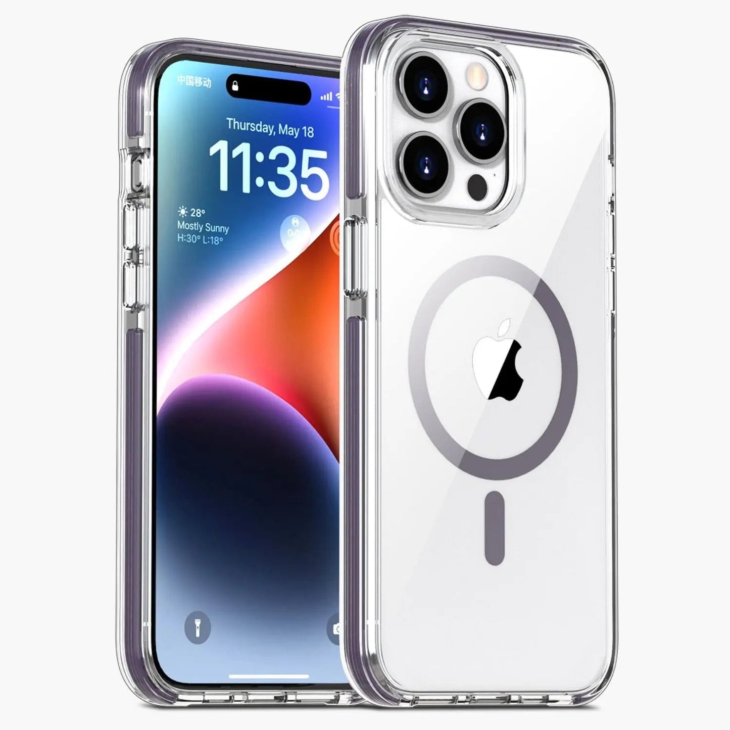 Magnetic Prism Case for iPhone - MoodPeach