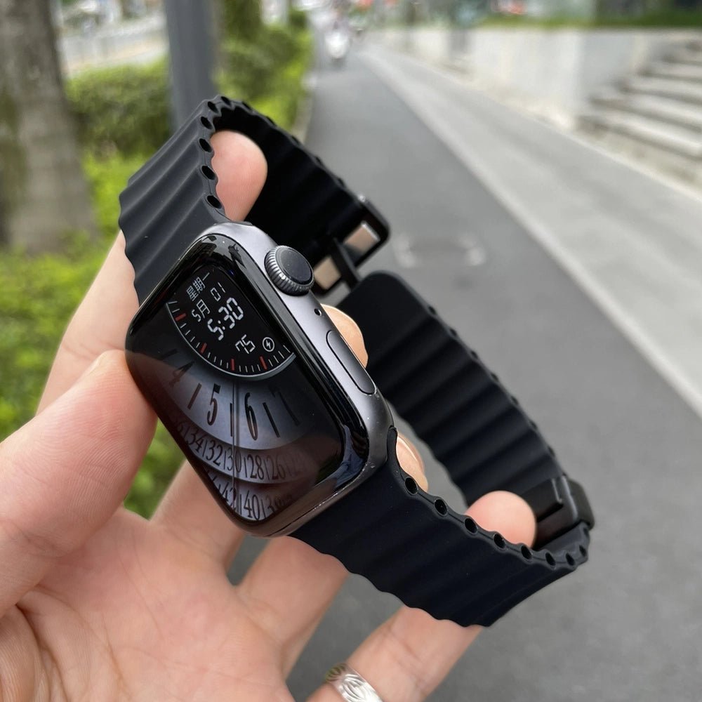 Magnetic Silicone Band for Apple Watch - MoodPeach